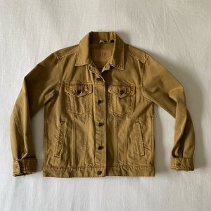 Gap khaki jean jacket
